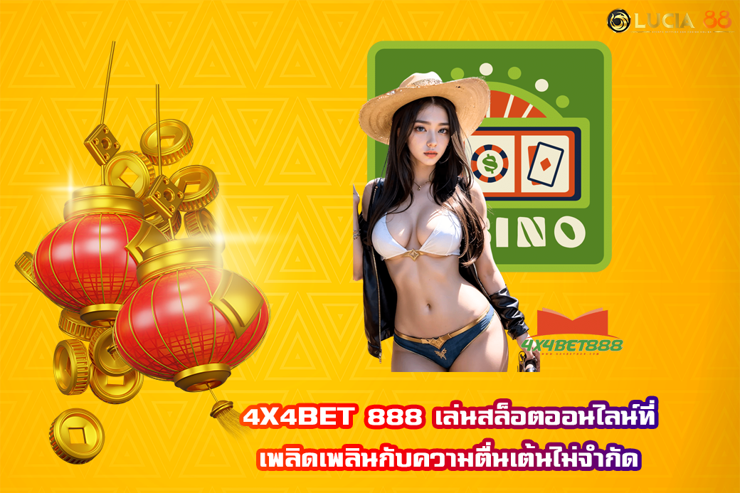 4X4BET 888 เล่นสล็อตออนไลน์ที่ เพลิดเพลินกับความตื่นเต้นไม่จำกัด